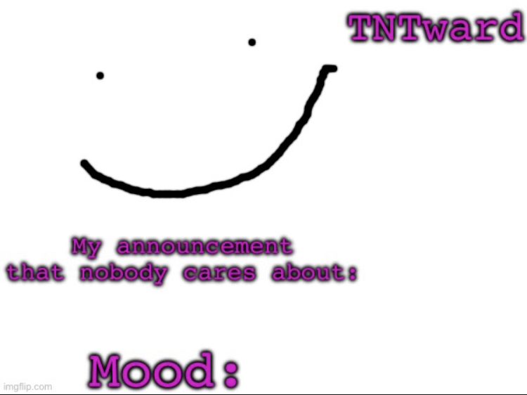 High Quality TNTwards announcement Blank Meme Template