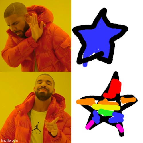 Newer logos are better | image tagged in memes,drake hotline bling | made w/ Imgflip meme maker