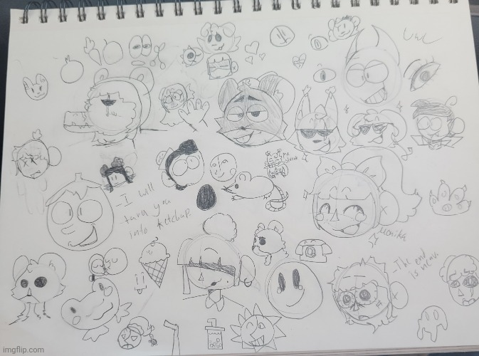 A bunch of random doodles from class yesterday | image tagged in lol,idk what this is | made w/ Imgflip meme maker
