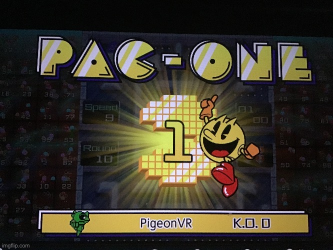 Pac-Man 99 Pacifist Victory | image tagged in how did this happen,pac man,pac man 99 | made w/ Imgflip meme maker