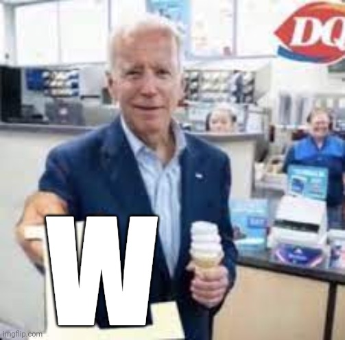 Joe Holding The Letter L | W | image tagged in joe holding the letter l | made w/ Imgflip meme maker