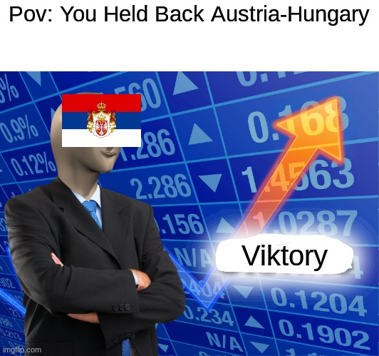 they held back | Pov: You Held Back Austria-Hungary; Viktory | image tagged in empty stonks | made w/ Imgflip meme maker