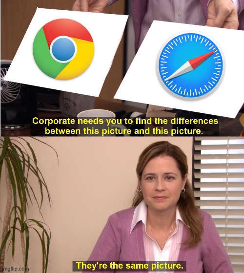 They’re the same picture | image tagged in memes,they're the same picture,browser | made w/ Imgflip meme maker