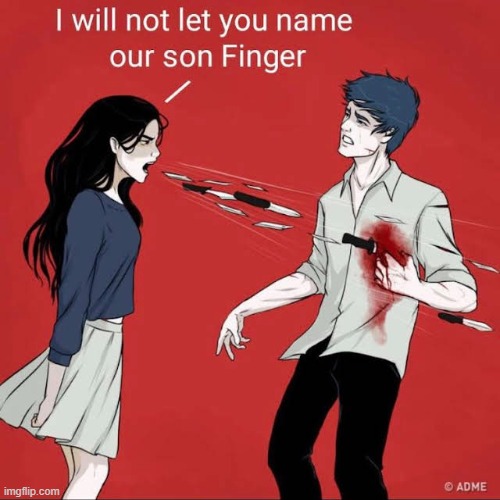 Kid named Finger: | made w/ Imgflip meme maker