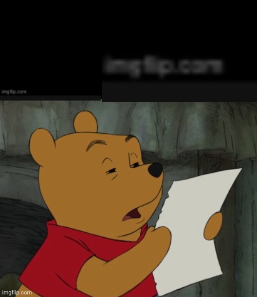 Winnie the Pooh reading | image tagged in winnie the pooh reading | made w/ Imgflip meme maker