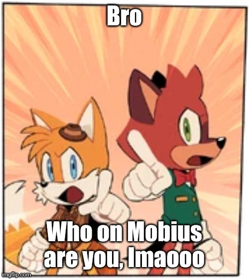 Who tf are you lmaooo (Sonic edition) | image tagged in who tf are you lmaooo sonic edition | made w/ Imgflip meme maker