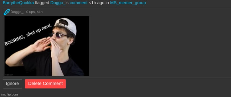 bro got hurt by being called a nerd | made w/ Imgflip meme maker
