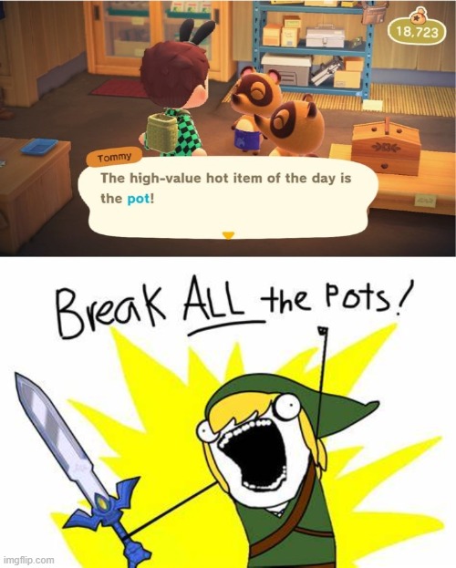 The Pots shall break | image tagged in games | made w/ Imgflip meme maker
