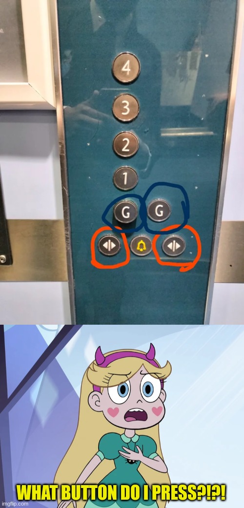WHAT BUTTON DO I PRESS?!?! | image tagged in star butterfly,you had one job,star vs the forces of evil,memes | made w/ Imgflip meme maker