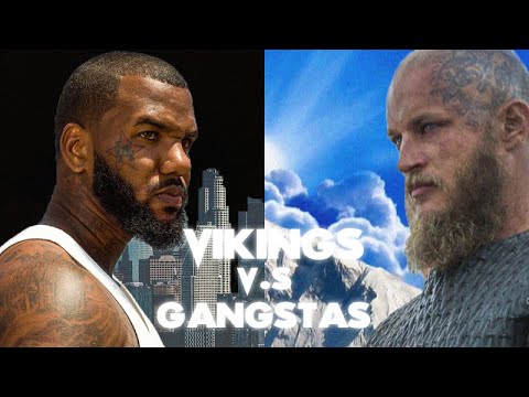 Vikings v.s. Gangstas Blank Meme Template