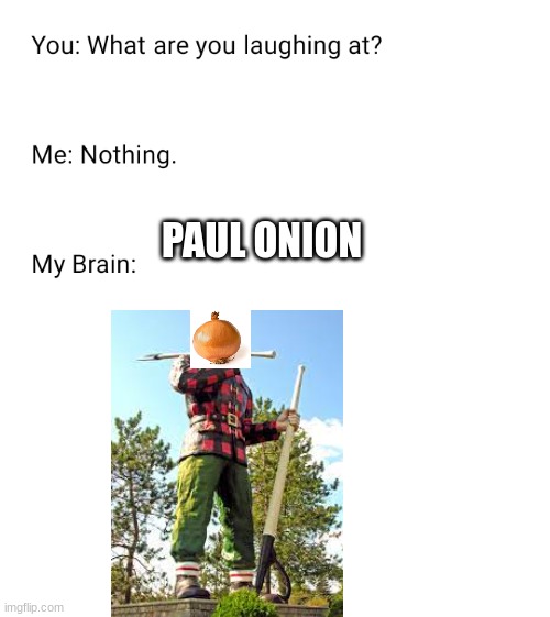 What are you laughing at | PAUL ONION | image tagged in what are you laughing at | made w/ Imgflip meme maker