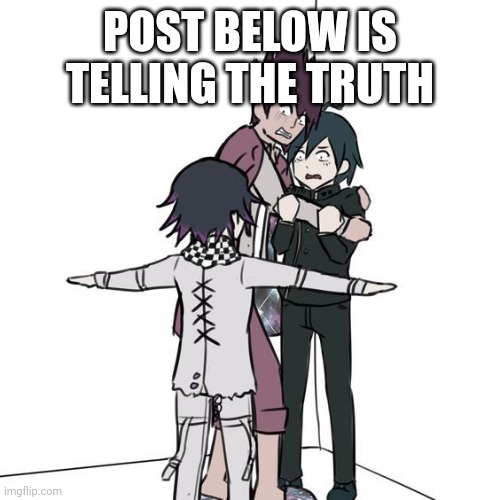 T-posing Kokichi Traps Kaito And Shuichi - Imgflip