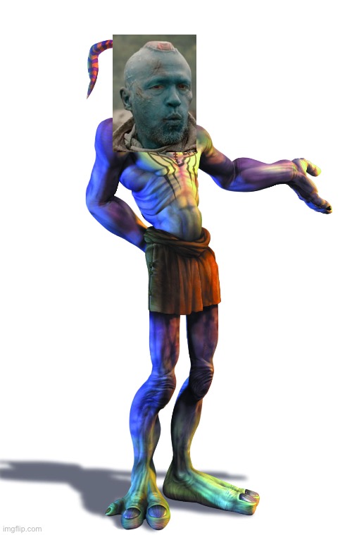 I’m Abe, y’all! | image tagged in guardians of the galaxy,oddworld,yondu | made w/ Imgflip meme maker
