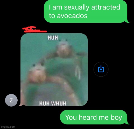 I’m sexually attracted to avocados /srs | made w/ Imgflip meme maker