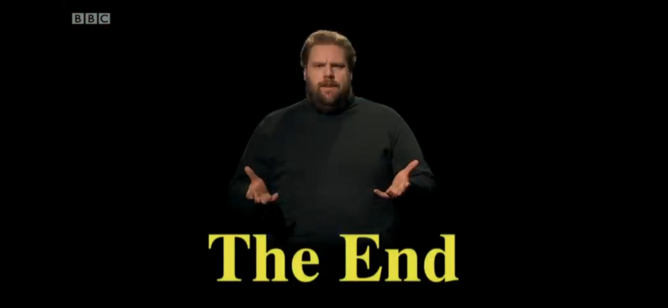 High Quality The End Blank Meme Template
