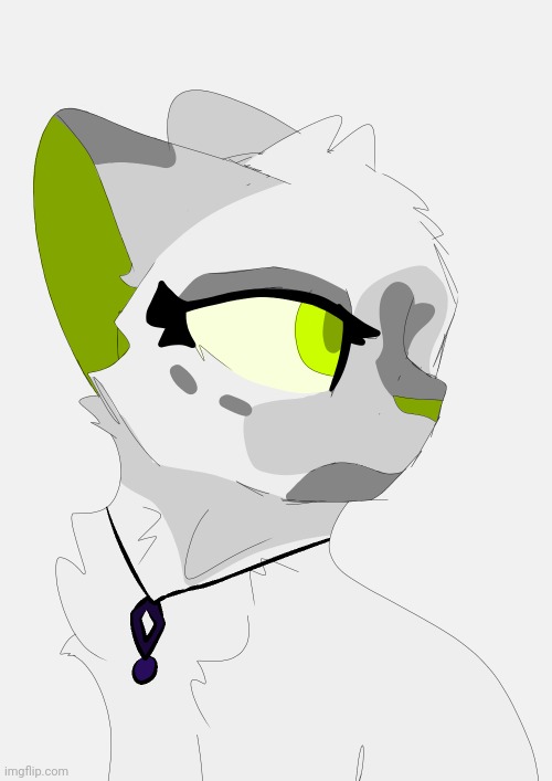 First time using a new app "Medibang art" | image tagged in oc- novie | made w/ Imgflip meme maker