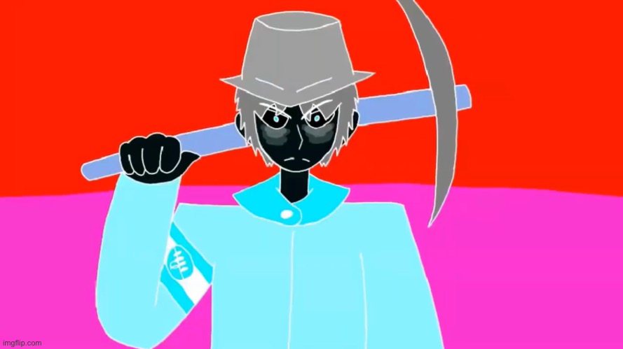 Negative mepios with pickaxe | image tagged in memes | made w/ Imgflip meme maker