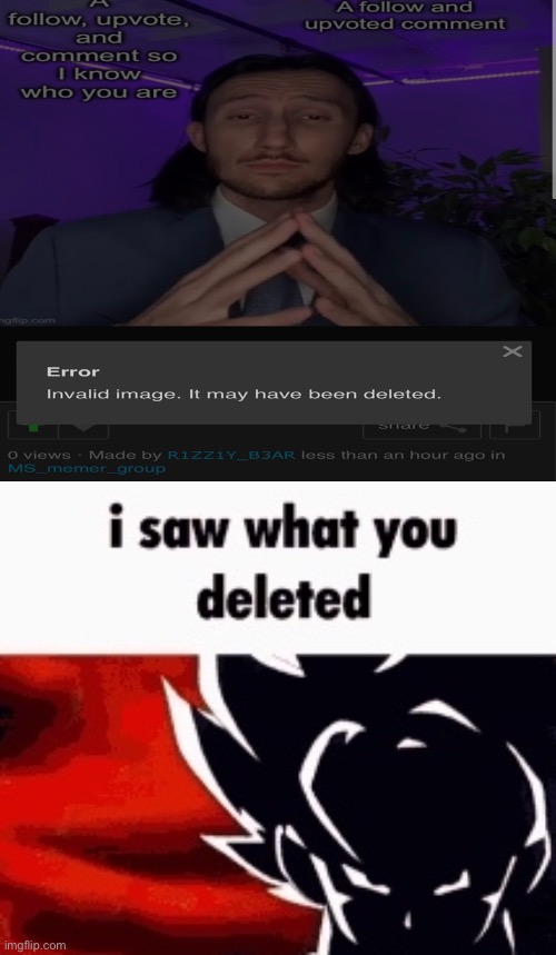 image tagged in i saw what you deleted | made w/ Imgflip meme maker