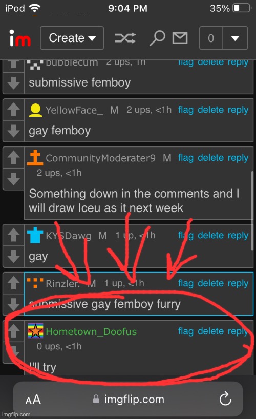 THE DICKRIDER SAID HE’LL TRY TO DRAW FEMBOY ICEU | made w/ Imgflip meme maker