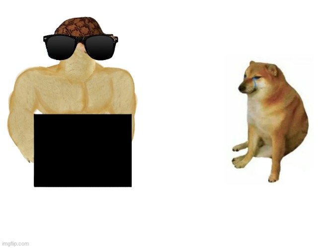 Buff Doge vs. Cheems | image tagged in memes,buff doge vs cheems | made w/ Imgflip meme maker