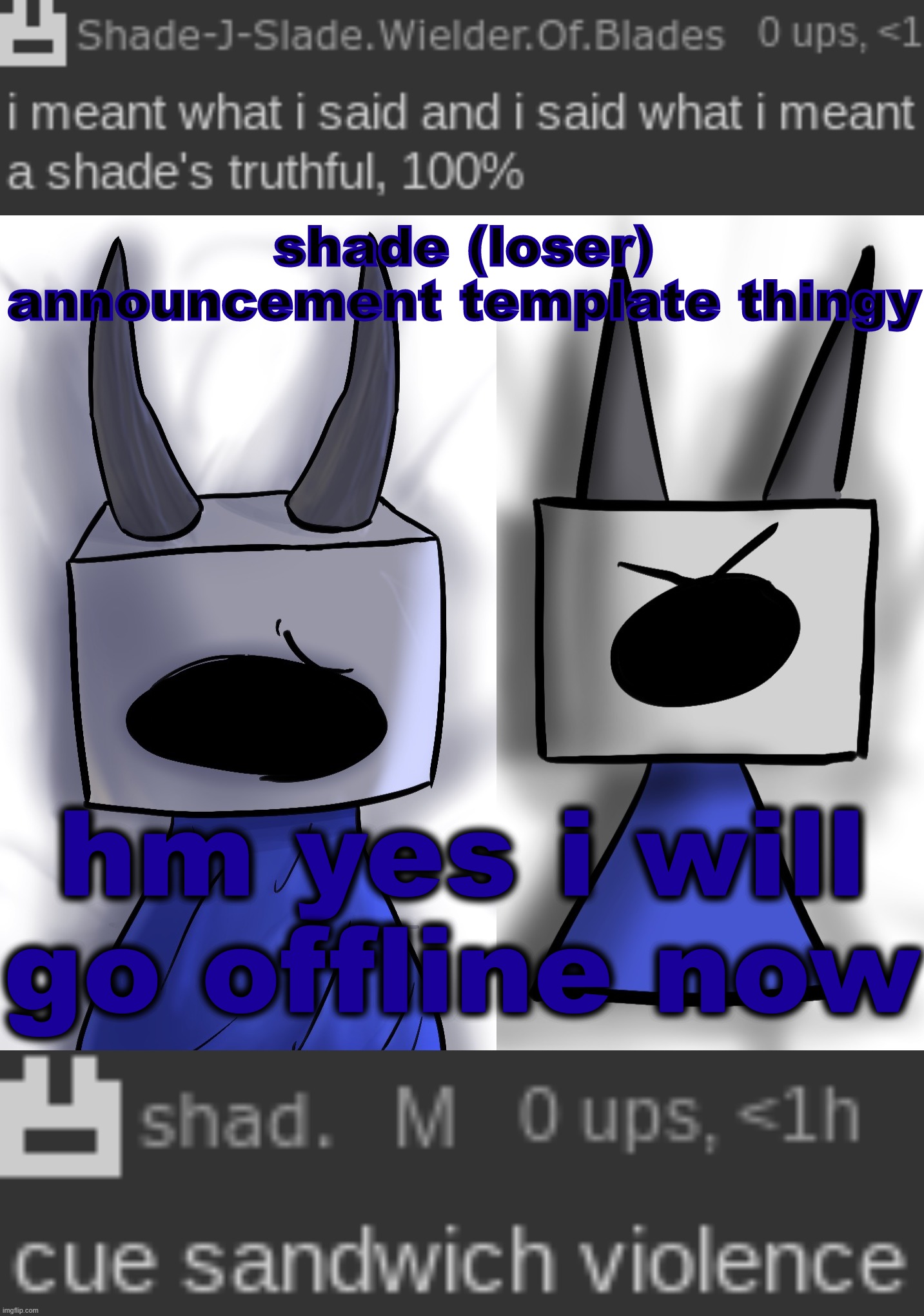 sharted | hm yes i will go offline now | image tagged in sharted | made w/ Imgflip meme maker