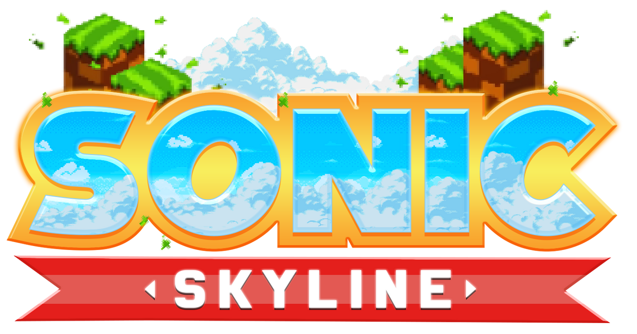 Sonic Skyline Logo Blank Meme Template