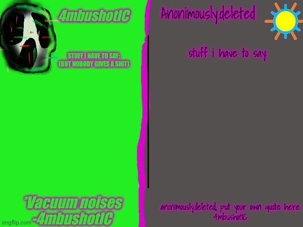 High Quality 4mbushotIC and del shared temp Blank Meme Template