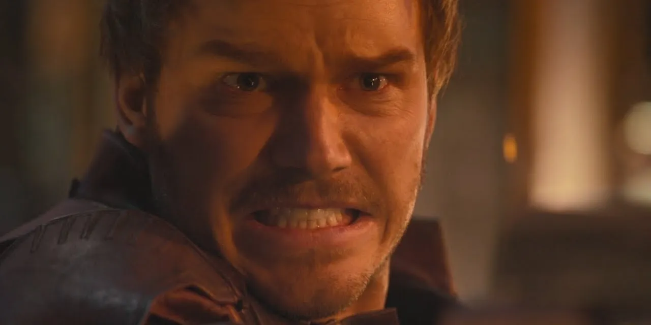 High Quality Angry Peter Quill (Star-Lord) Blank Meme Template