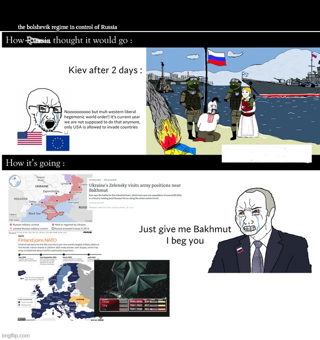 victory to Ukraine, freedom and decommunization to Russia | made w/ Imgflip meme maker