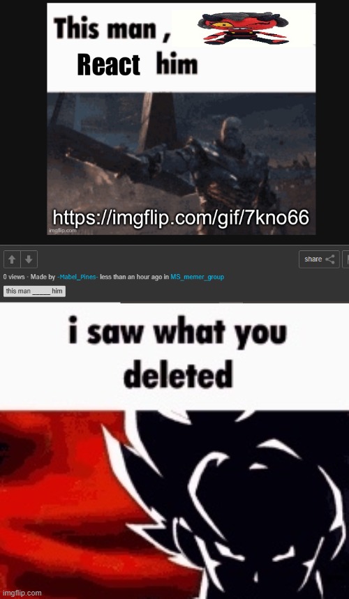 . | image tagged in i saw what you deleted | made w/ Imgflip meme maker