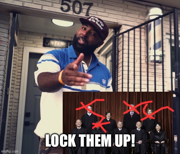 Uh huh | LOCK THEM UP! | image tagged in uh huh | made w/ Imgflip meme maker
