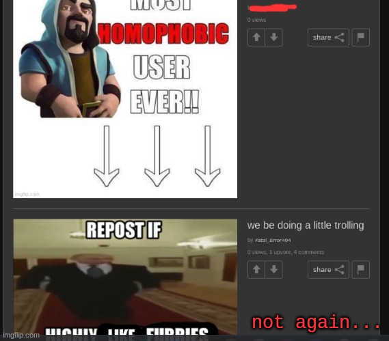 not again... | made w/ Imgflip meme maker