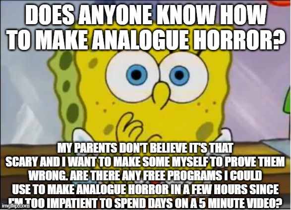 Spongebob confused face Meme Generator - Imgflip