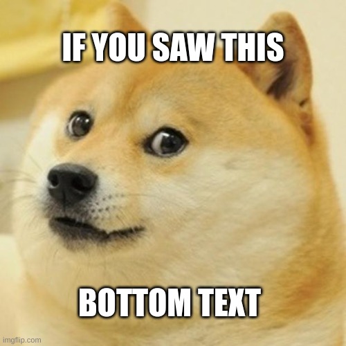 I'm not wrong | IF YOU SAW THIS; BOTTOM TEXT | image tagged in memes,doge | made w/ Imgflip meme maker