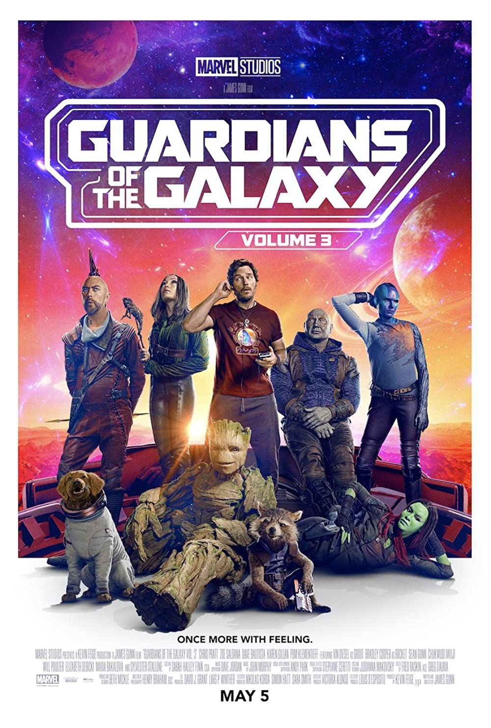 Guardians of the Galaxy Vol. 3 Poster Blank Meme Template