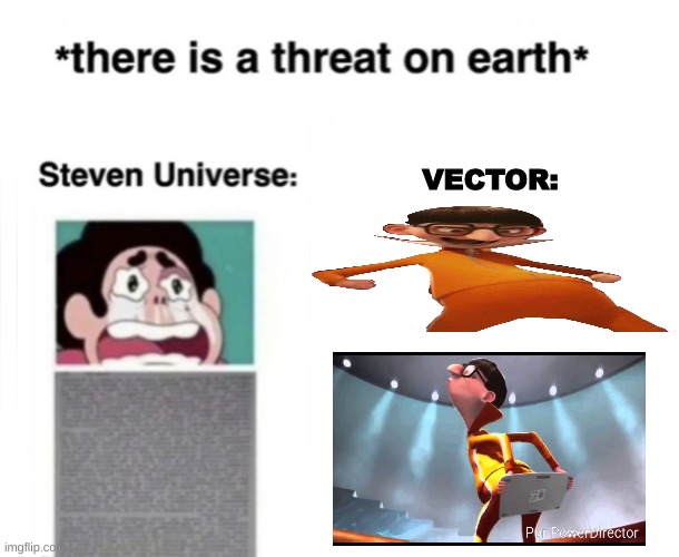 Vector | VECTOR: | image tagged in there is a threat on earth,you just got vectored | made w/ Imgflip meme maker