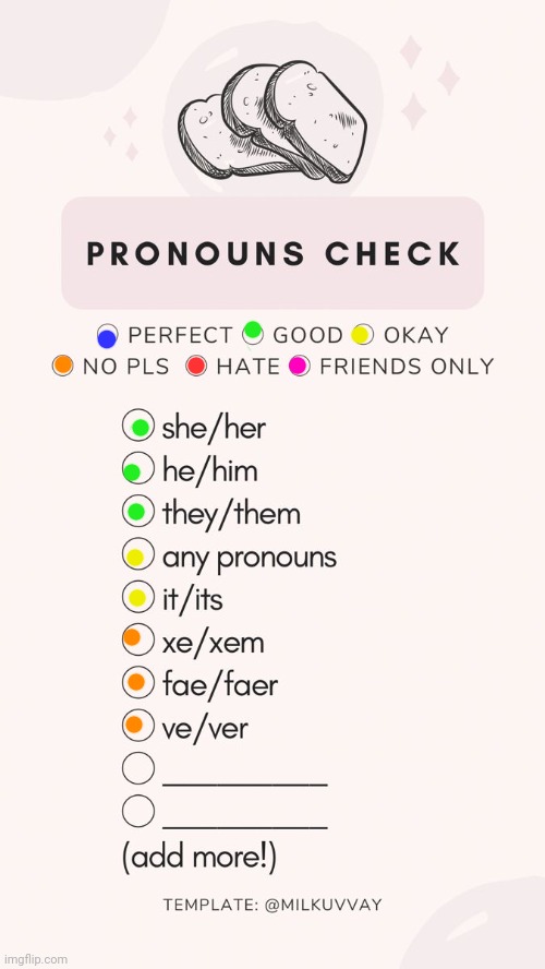 pronoun check | image tagged in pronoun check | made w/ Imgflip meme maker