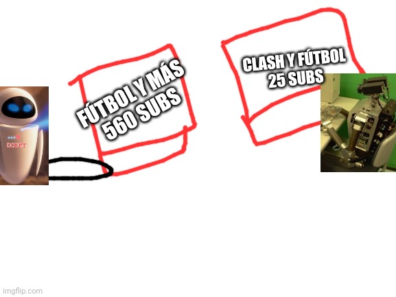 Blank White Template | FÚTBOL Y MÁS
560 SUBS CLASH Y FÚTBOL
25 SUBS | image tagged in blank white template | made w/ Imgflip meme maker