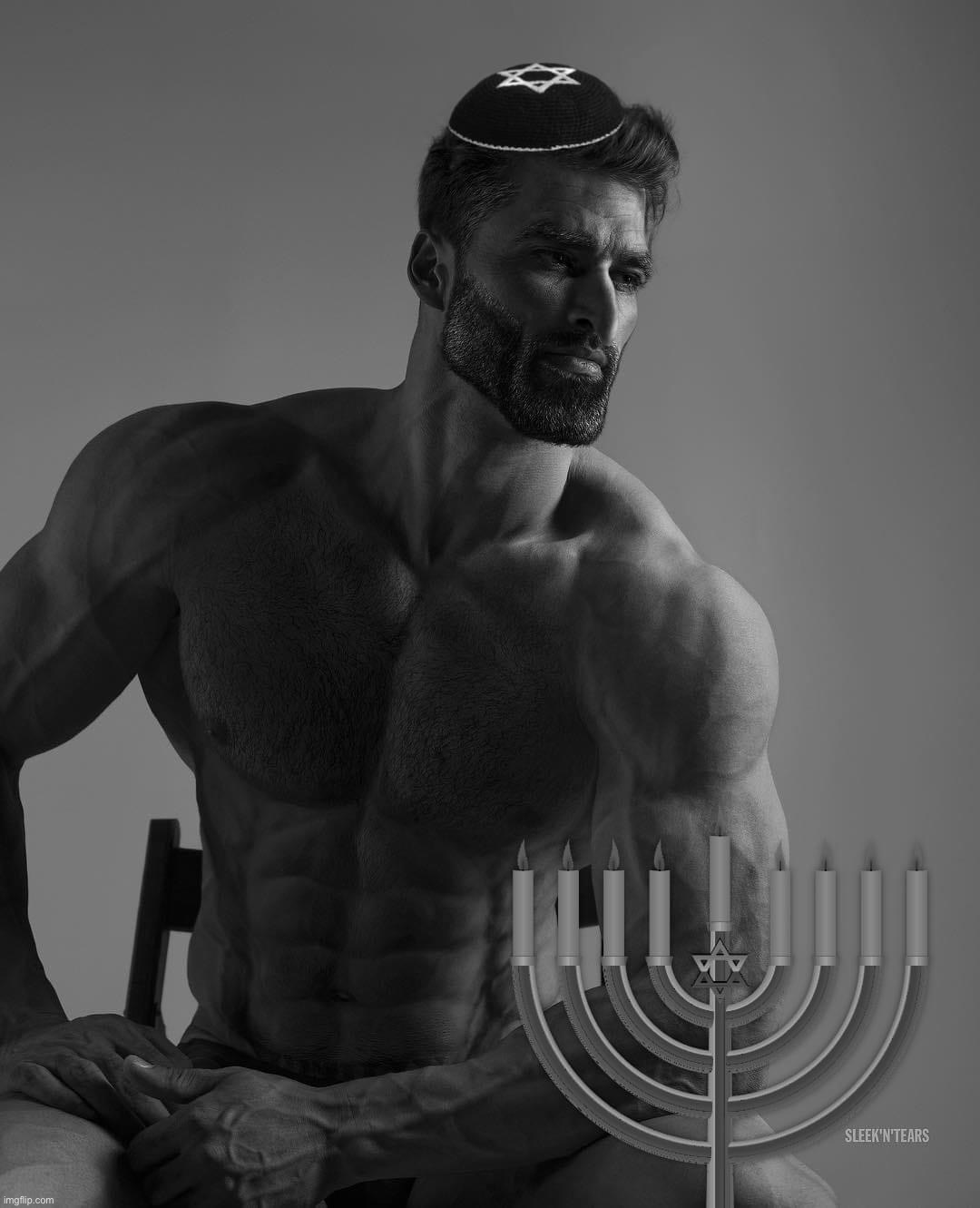 Jewish Gigachad | image tagged in jewish gigachad | made w/ Imgflip meme maker