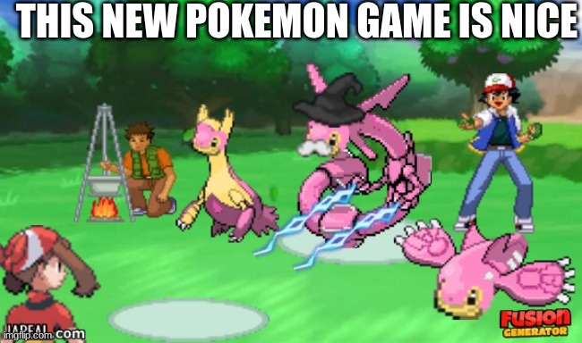 Shellos wizard | THIS NEW POKEMON GAME IS NICE | image tagged in pokemon | made w/ Imgflip meme maker