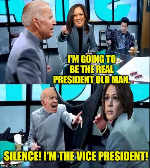 I will not tolerate your insolence! | I'M GOING TO BE THE REAL PRESIDENT OLD MAN. SILENCE! I'M THE VICE PRESIDENT! | image tagged in i will not tolerate your insolence | made w/ Imgflip meme maker