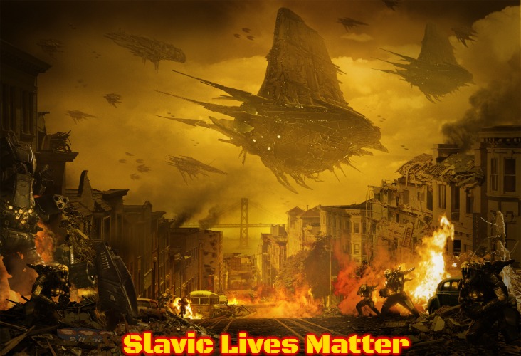 Slavic Chimera War | Slavic Lives Matter | image tagged in slavic chimera war,slavic,russo-ukrainian war | made w/ Imgflip meme maker