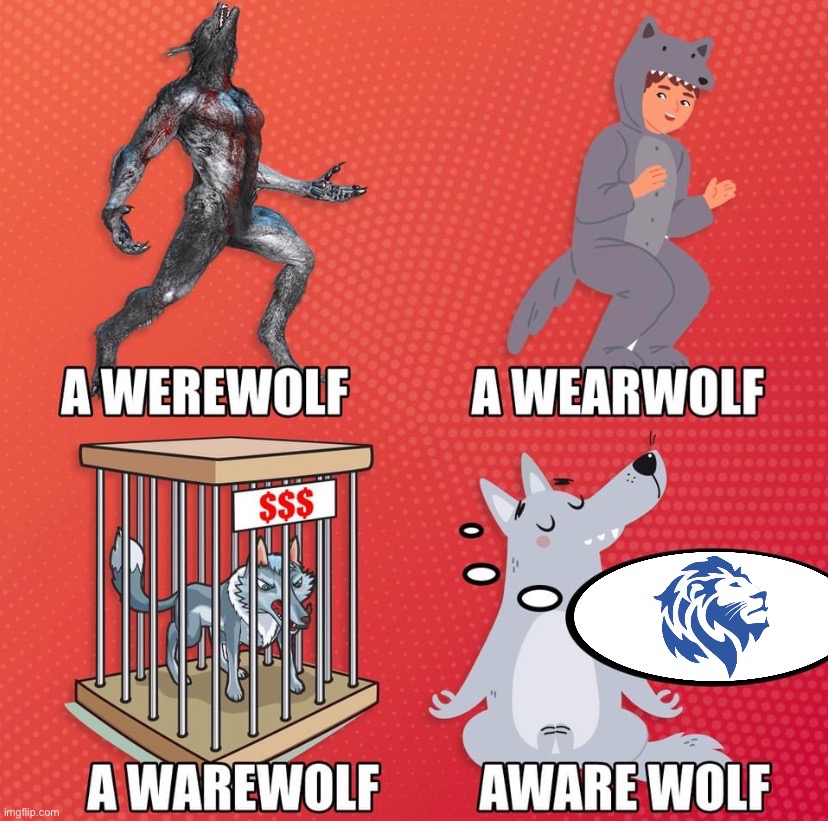 Aware wolf | image tagged in aware wolf | made w/ Imgflip meme maker