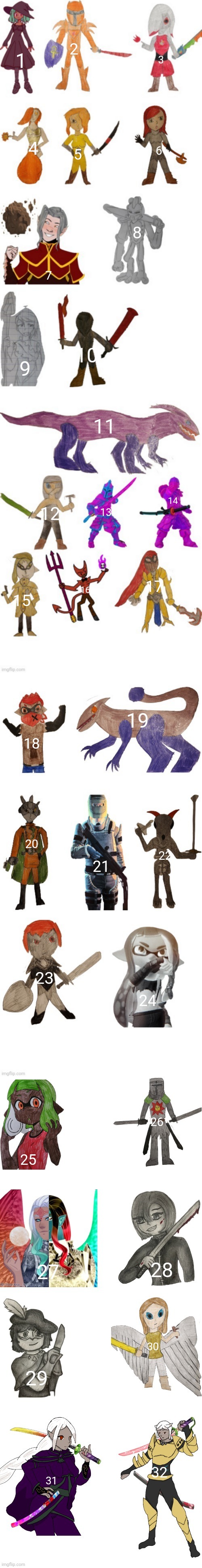 Another oc list... | 2; 1; 3; 4; 6; 5; 8; 7; 10; 9; 11; 14; 12; 13; 17; 16; 15; 19; 18; 20; 22; 21; 23; 24; 26; 25; 28; 27; 30; 29; 32; 31 | image tagged in inkmatas oc list 3 0 | made w/ Imgflip meme maker