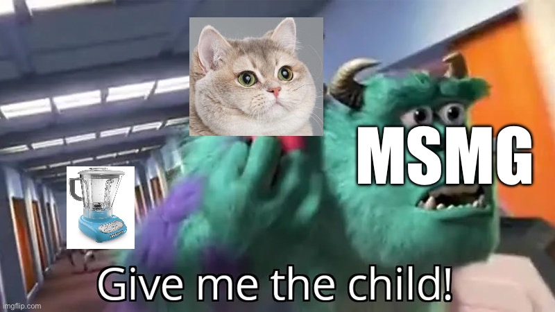 Msmg rn be like | MSMG | image tagged in give me the child | made w/ Imgflip meme maker