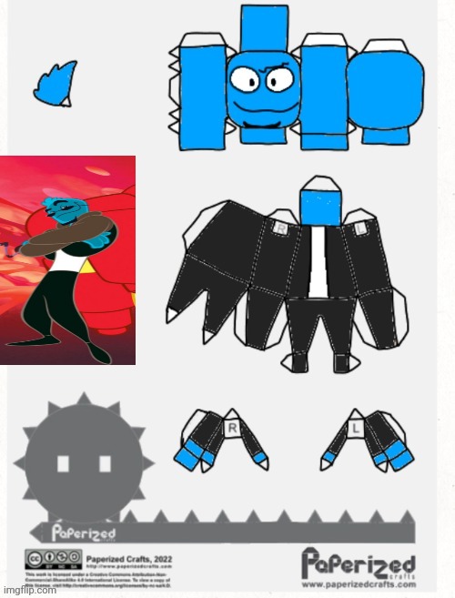 El gato osmosis jones paper craft. ( if you make it please post it I would appreciate it ) | made w/ Imgflip meme maker