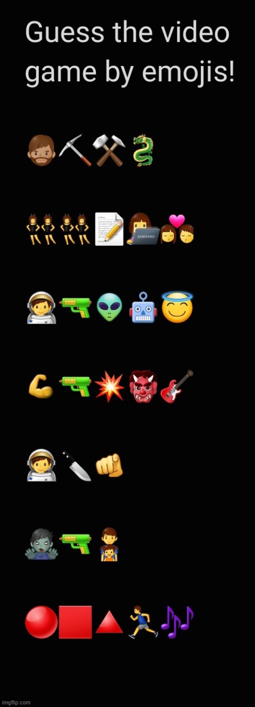comment your answers | image tagged in guess,the,video,game,by,emojis | made w/ Imgflip meme maker