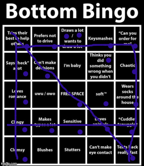 yep... | image tagged in bottom bingo | made w/ Imgflip meme maker