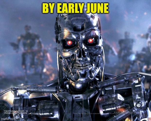Terminator Robot T-800 | BY EARLY JUNE | image tagged in terminator robot t-800 | made w/ Imgflip meme maker