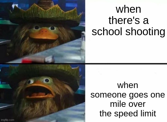 Awkward Ludicollo | when there's a school shooting; when someone goes one mile over the speed limit | image tagged in awkward ludicollo,school shooting,truth,sad,pumped up kicks,dark humor | made w/ Imgflip meme maker